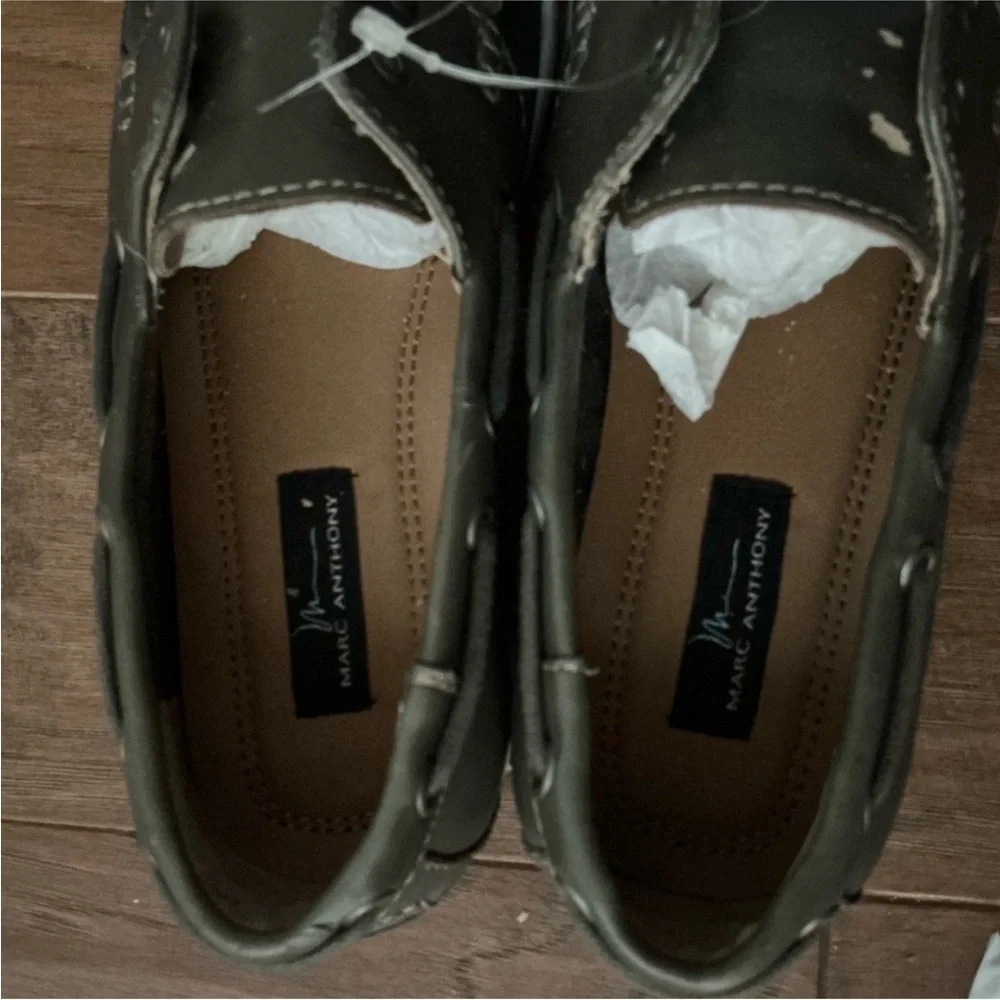 Marc Anthony Gray Boat Shoes with Moccasin Toe loafers